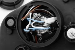 10-12 Ford Mustang LUXX-Series LED Projector Headlights Alpha-Black -Car Light Shop 10 12 ford mustang luxx series led projector headlights alpha black 238807