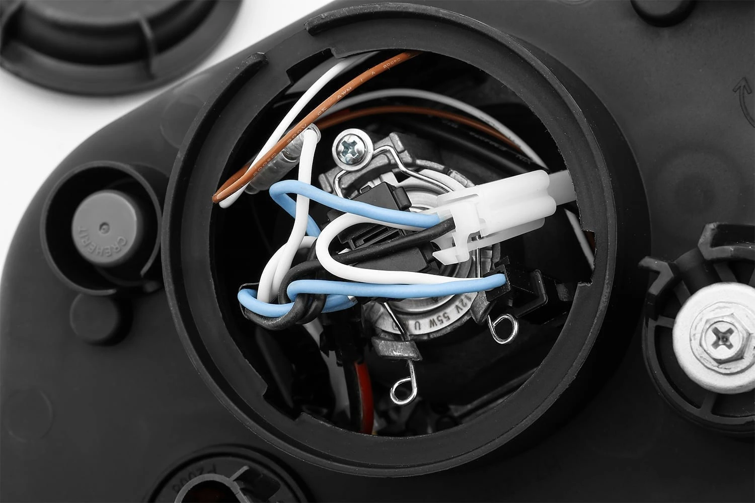 10-12 Ford Mustang LUXX-Series LED Projector Headlights Black 11 10-12 Ford Mustang LUXX-Series LED Projector Headlights Black - Image 9