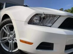 10-12 Ford Mustang LUXX-Series LED Projector Headlights Chrome -Car Light Shop 10 12 ford mustang luxx series led projector headlights chrome 472507