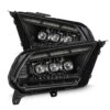 10-12 Ford Mustang MK II NOVA-Series LED Projector Headlights Alpha-Black -Car Light Shop 10 12 ford mustang mk ii nova series led projector headlights alpha black 737881