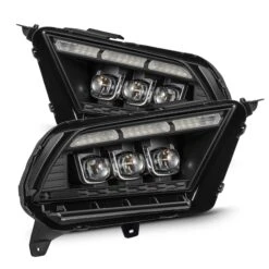 10-12 Ford Mustang MK II NOVA-Series LED Projector Headlights Black
