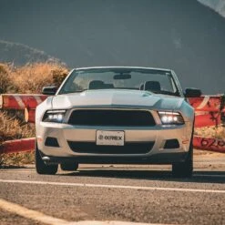 10-12 Ford Mustang MK II NOVA-Series LED Projector Headlights Black -Car Light Shop 10 12 ford mustang mk ii nova series led projector headlights black 649327