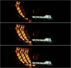 10-12 Ford Mustang PRO-Series Halogen Projector Headlights Alpha-Black -Car Light Shop 10 12 ford mustang pro series halogen projector headlights alpha black 808719