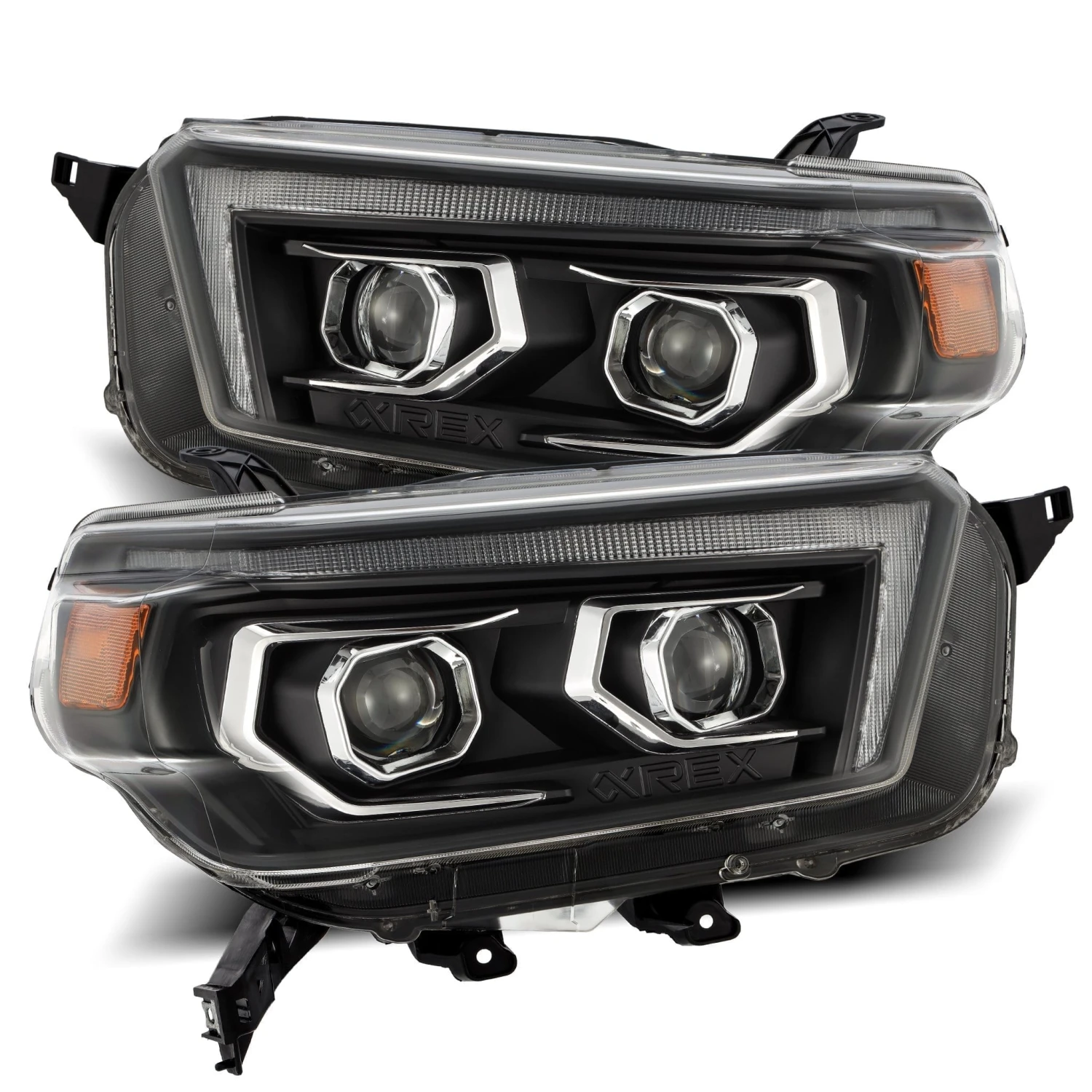 10-13 Toyota 4Runner LUXX-Series Projector Headlights Black 3 10-13 Toyota 4Runner LUXX-Series Projector Headlights Black