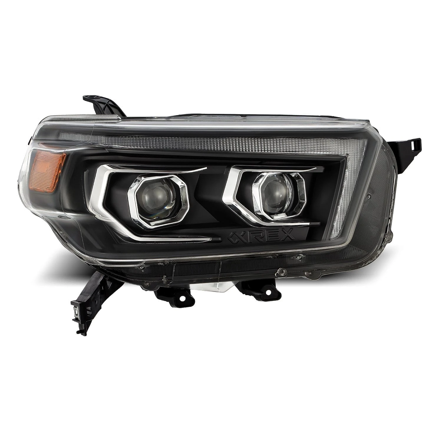10-13 Toyota 4Runner LUXX-Series Projector Headlights Black 4 10-13 Toyota 4Runner LUXX-Series Projector Headlights Black - Image 2