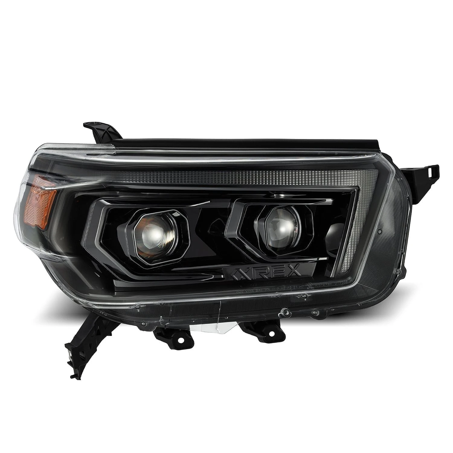 10-13 Toyota 4Runner PRO-Series Halogen Projector Headlights Alpha-Black 4 10-13 Toyota 4Runner PRO-Series Halogen Projector Headlights Alpha-Black - Image 2