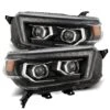 10-13 Toyota 4Runner PRO-Series Halogen Projector Headlights Black -Car Light Shop 10 13 toyota 4runner pro series halogen projector headlights black 773991