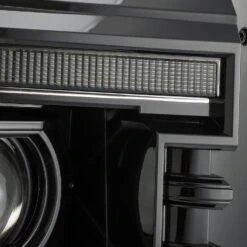 11-16 Ford Super Duty LUXX-Series LED Projector Headlights Alpha-Black -Car Light Shop 11 16 ford super duty luxx series led projector headlights alpha black 720611