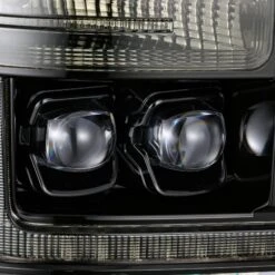 11-16 Ford Super Duty NOVA-Series LED Projector Headlights Alpha-Black -Car Light Shop 11 16 ford super duty nova series led projector headlights alpha black 340686