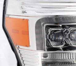 11-16 Ford Super Duty NOVA-Series LED Projector Headlights Chrome -Car Light Shop 11 16 ford super duty nova series led projector headlights chrome 257618
