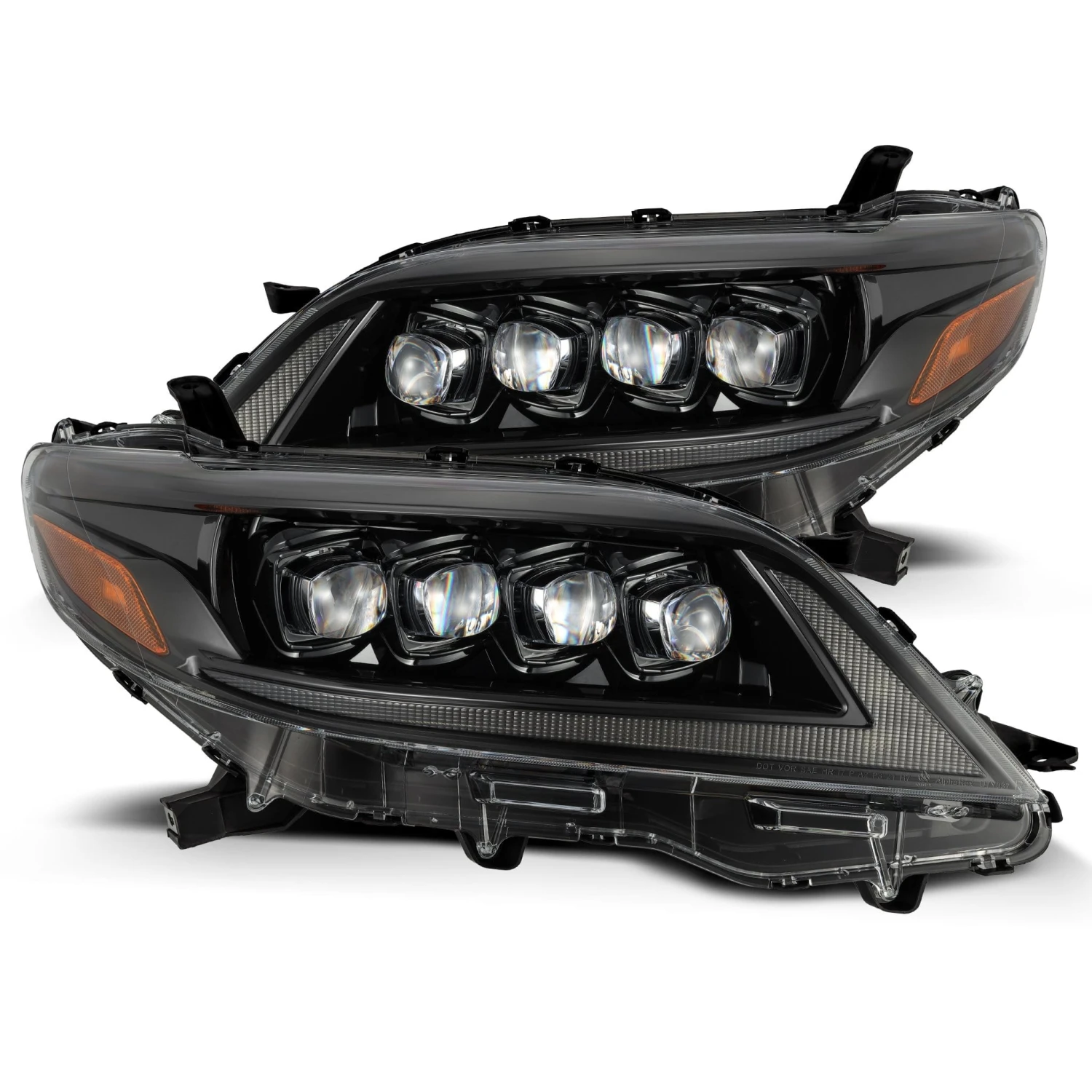11-20 Toyota Sienna NOVA-Series LED Projector Headlights Alpha-Black 3 11-20 Toyota Sienna NOVA-Series LED Projector Headlights Alpha-Black