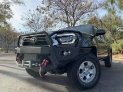 12-15 Toyota Tacoma LUXX-Series LED Projector Headlights Black -Car Light Shop 12 15 toyota tacoma luxx series led projector headlights black 570160