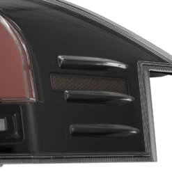 12-21 Tesla Model S LUXX-Series LED Tail Lights Black Red (With Black Trunk Center Piece Replacement) -Car Light Shop 12 21 tesla model s luxx series led tail lights black red with black trunk center piece replacement 556955