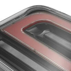 12-21 Tesla Model S LUXX-Series LED Tail Lights Black Red (With Black Trunk Center Piece Replacement) -Car Light Shop 12 21 tesla model s luxx series led tail lights black red with black trunk center piece replacement 950294