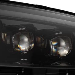 12-21 Tesla Model S NOVA-Series LED Projector Headlights Alpha-Black -Car Light Shop 12 21 tesla model s nova series led projector headlights alpha black 522790