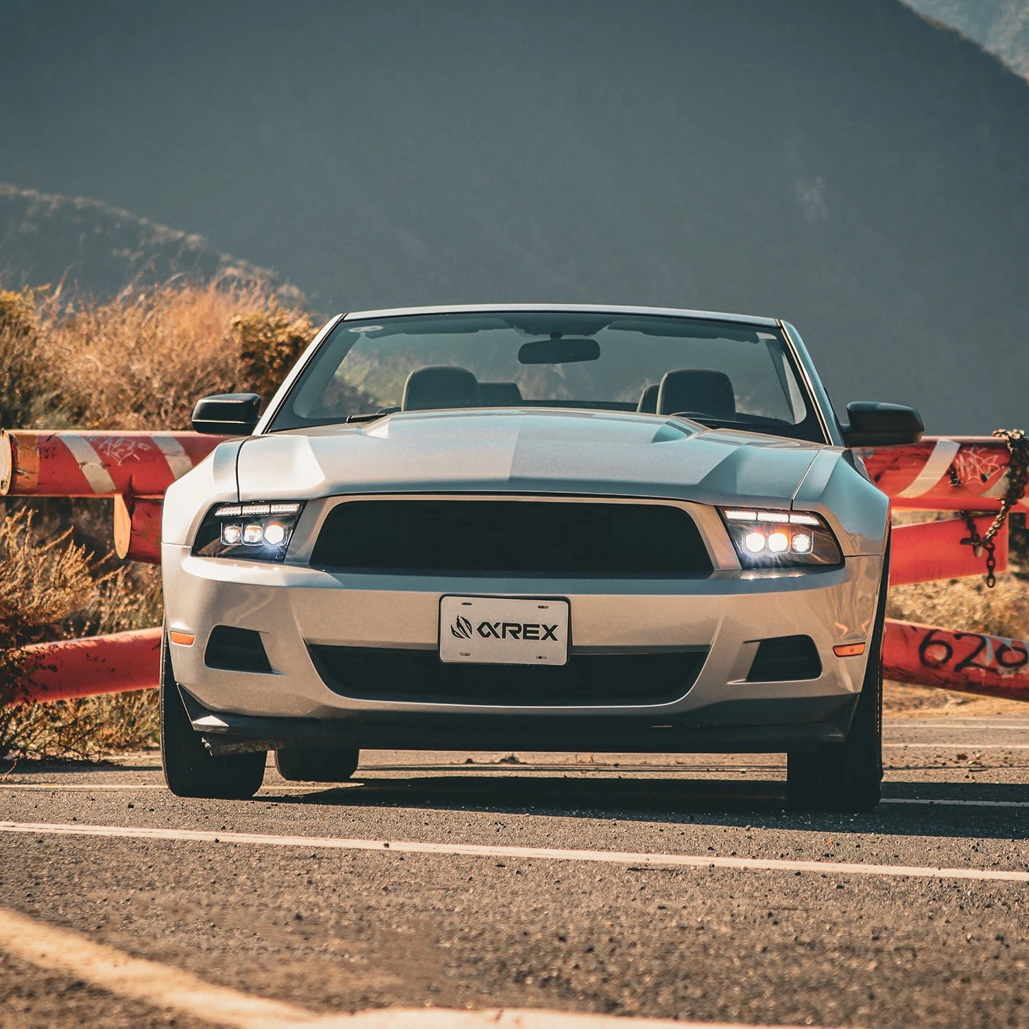 13-14 Ford Mustang MK II NOVA-Series LED Projector Headlights Black 4 13-14 Ford Mustang MK II NOVA-Series LED Projector Headlights Black - Image 2