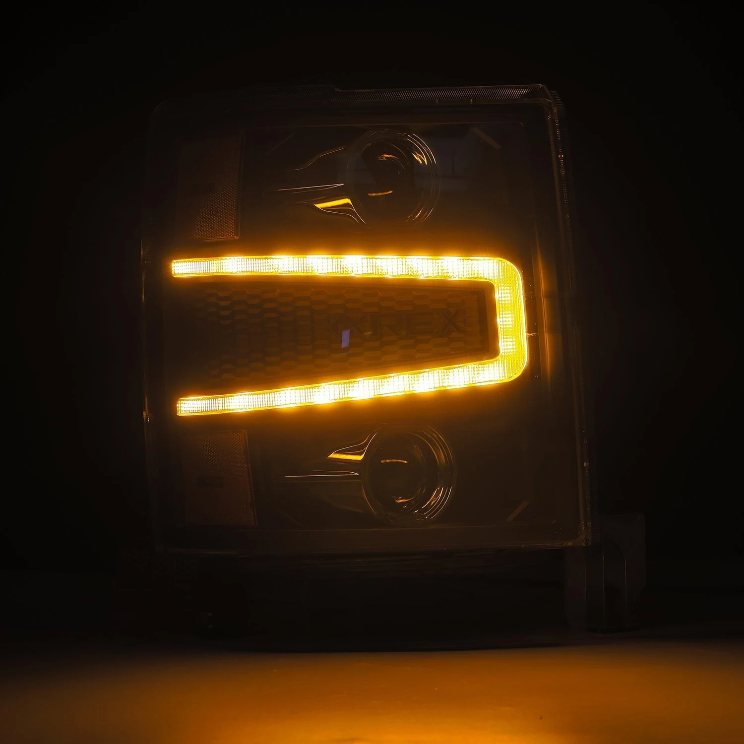 14-15 Chevrolet Silverado LUXX-Series LED Projector Headlights Black 7 14-15 Chevrolet Silverado LUXX-Series LED Projector Headlights Black - Image 5