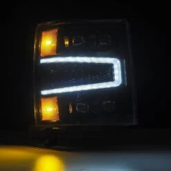 14-15 Chevrolet Silverado NOVA-Series LED Projector Headlights Alpha-Black -Car Light Shop 14 15 chevrolet silverado nova series led projector headlights alpha black 437453