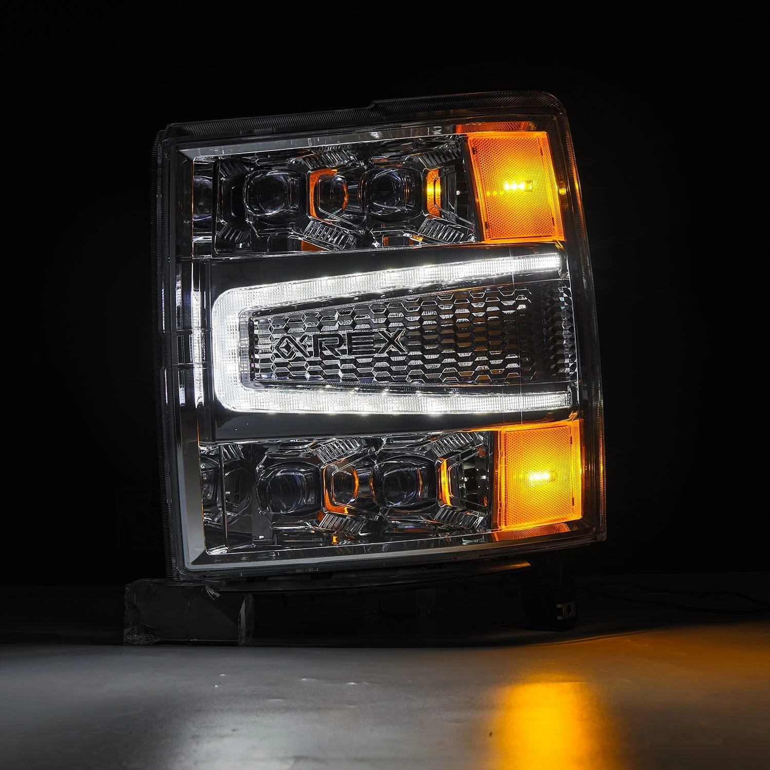 14-15 Chevrolet Silverado NOVA-Series LED Projector Headlights Chrome 5 14-15 Chevrolet Silverado NOVA-Series LED Projector Headlights Chrome - Image 3