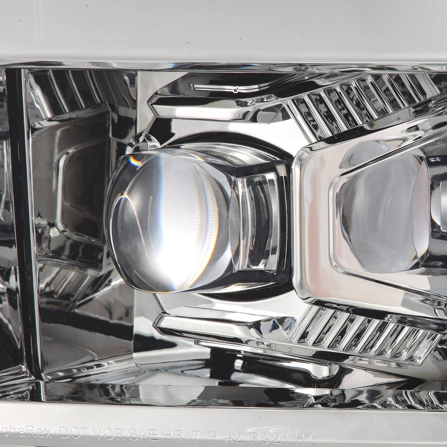 14-15 Chevrolet Silverado NOVA-Series LED Projector Headlights Chrome 9 14-15 Chevrolet Silverado NOVA-Series LED Projector Headlights Chrome - Image 7
