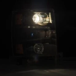 14-15 Chevrolet Silverado PRO-Series Halogen Projector Headlights Black -Car Light Shop 14 15 chevrolet silverado pro series halogen projector headlights black 187599