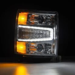 14-15 Chevrolet Silverado PRO-Series Halogen Projector Headlights Chrome -Car Light Shop 14 15 chevrolet silverado pro series halogen projector headlights chrome 968857