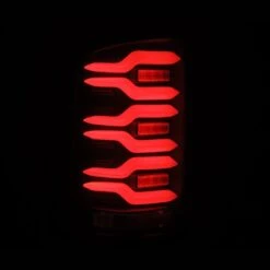 14-18 GMC Sierra 1500/2500HD/3500HD LUXX-Series LED Tail Lights Black -Car Light Shop 14 18 gmc sierra 15002500hd3500hd luxx series led tail lights black 835766