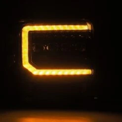 14-18 GMC Sierra NOVA-Series LED Projector Headlights Alpha-Black -Car Light Shop 14 18 gmc sierra nova series led projector headlights alpha black 866253