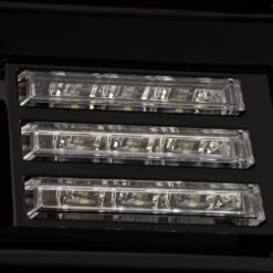 14-18 GMC Sierra PRO-Series Halogen Projector Headlights Alpha-Black -Car Light Shop 14 18 gmc sierra pro series halogen projector headlights alpha black 405768