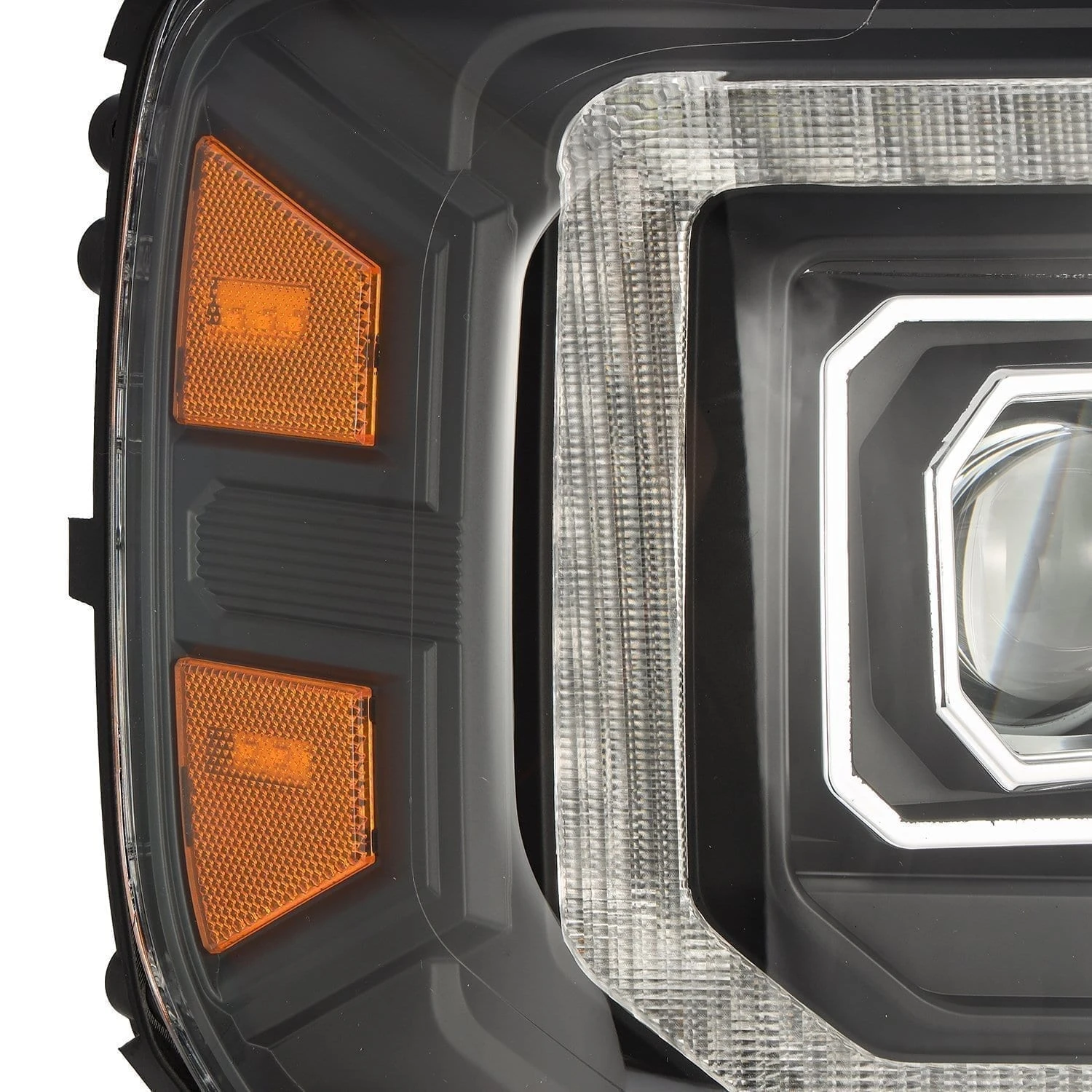 14-18 GMC Sierra PRO-Series Halogen Projector Headlights Black 7 14-18 GMC Sierra PRO-Series Halogen Projector Headlights Black - Image 5