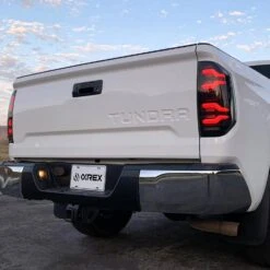 14-21 Toyota Tundra LUXX-Series LED Tail Lights Black-Red -Car Light Shop 14 21 toyota tundra luxx series led tail lights black red 465173