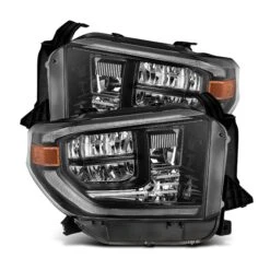 14-21 Toyota Tundra MK II LUXX-Series LED Crystel Headlights Alpha-Black