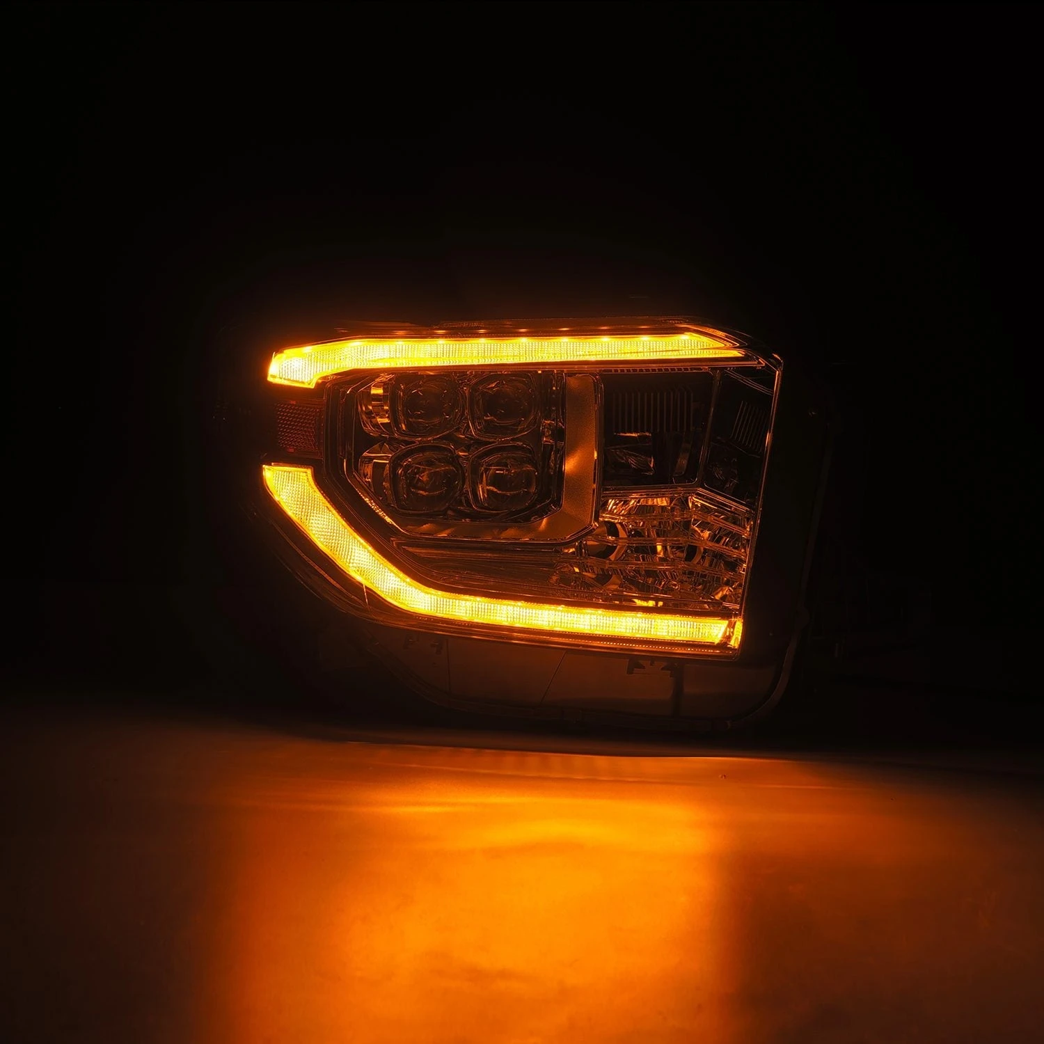 14-21 Toyota Tundra MK II NOVA-Series LED Projector Headlights Chrome 5 14-21 Toyota Tundra MK II NOVA-Series LED Projector Headlights Chrome - Image 3