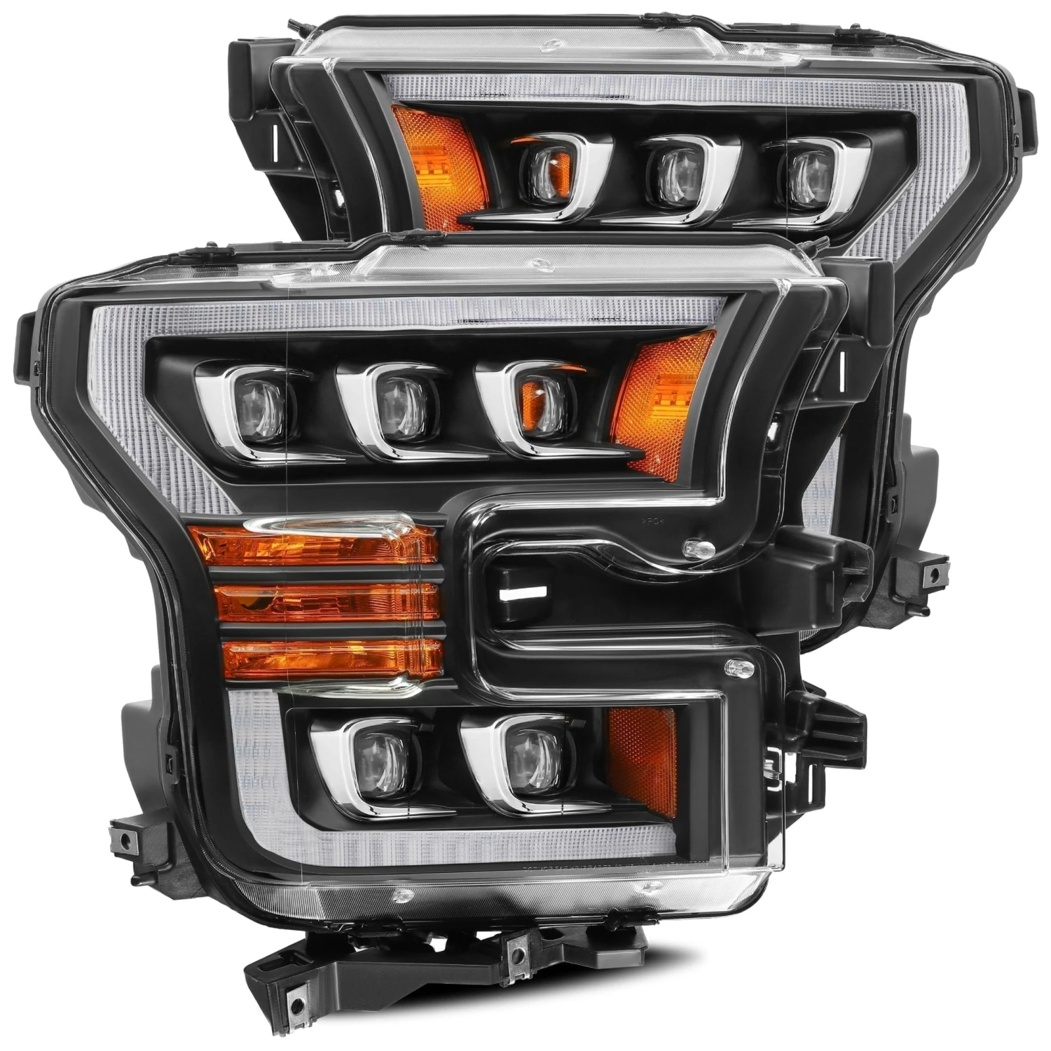 15-17 Ford F150 / 17-20 F150 Raptor NOVA-Series LED Projector Headlights Black 3 15-17 Ford F150 / 17-20 F150 Raptor NOVA-Series LED Projector Headlights Black