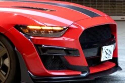 15-17 Ford Mustang/18-20 Mustang Shelby GT350/GT500 MK II NOVA-Series LED Projector Headlights Alpha-Black -Car Light Shop 15 17 ford mustang18 20 mustang shelby gt350gt500 mk ii nova series led projector headlights alpha black 171985