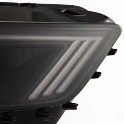 15-17 Ford Mustang/18-20 Mustang Shelby GT350/GT500 NOVA-Series LED Projector Headlights Black -Car Light Shop 15 17 ford mustang18 20 mustang shelby gt350gt500 nova series led projector headlights black 631390