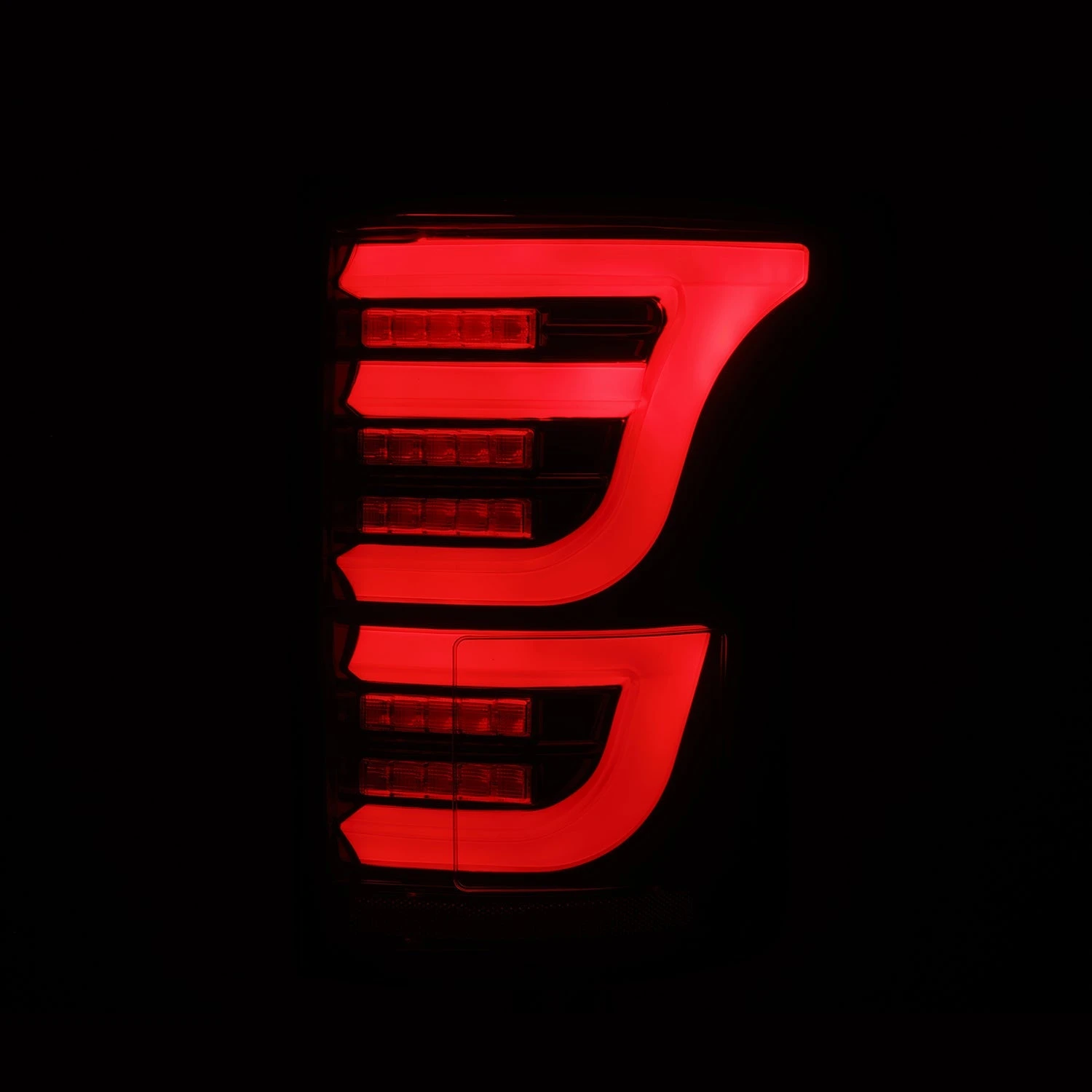 15-20 Ford F150 LUXX-Series LED Tail Lights Black Red 7 15-20 Ford F150 LUXX-Series LED Tail Lights Black Red - Image 5