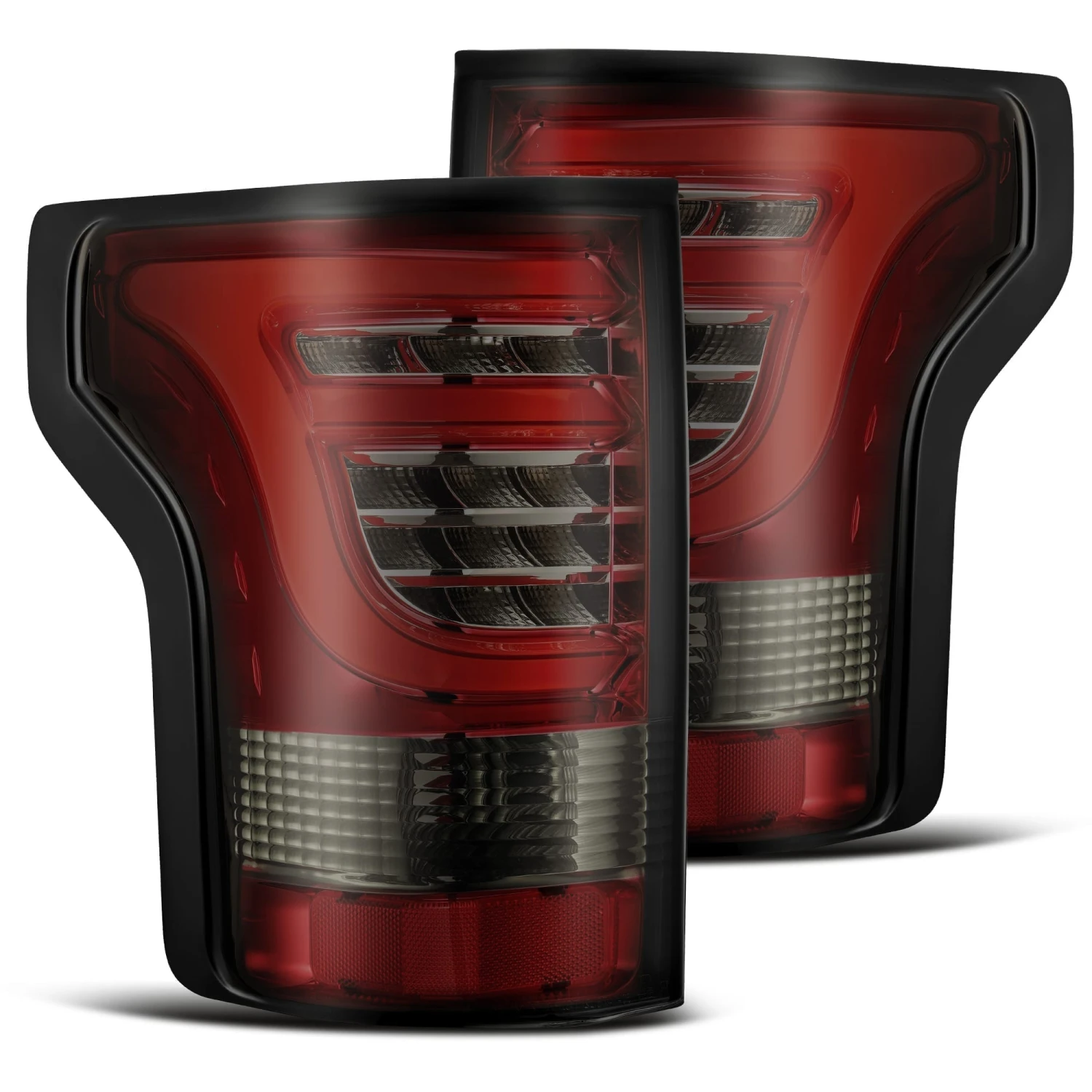 15-20 Ford F150 PRO-Series LED Tail Lights Red Smoke 3 15-20 Ford F150 PRO-Series LED Tail Lights Red Smoke