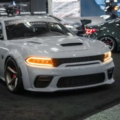 15-23 Dodge Charger NOVA-Series LED Projector Headlights Alpha-Black -Car Light Shop 15 23 dodge charger nova series led projector headlights alpha black 651369