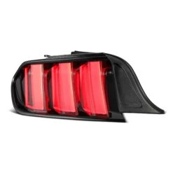 15-23 Ford Mustang NOVA-Series Prismatic LED Tail Lights Black-Clear -Car Light Shop 15 23 ford mustang nova series prismatic led tail lights black clear 112454