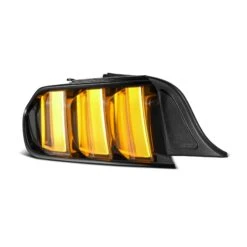 15-23 Ford Mustang NOVA-Series Prismatic LED Tail Lights Black-Clear -Car Light Shop 15 23 ford mustang nova series prismatic led tail lights black clear 635858
