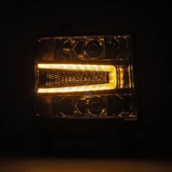 16-18 Chevrolet Silverado 1500 LUXX-Series LED Projector Headlights Chrome -Car Light Shop 16 18 chevrolet silverado 1500 luxx series led projector headlights chrome 734299