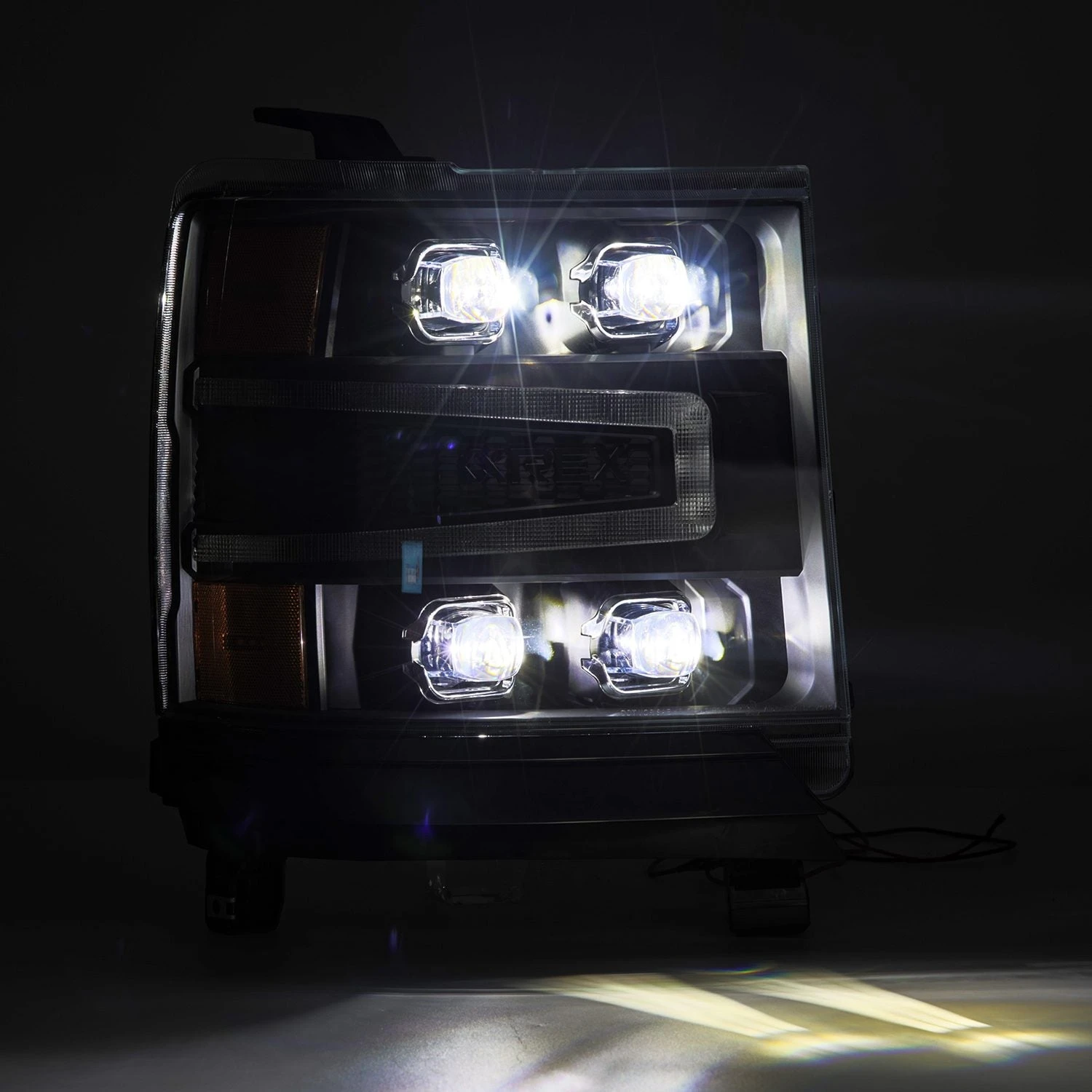 16-18 Chevrolet Silverado 1500 NOVA-Series LED Projector Headlights Black 7 16-18 Chevrolet Silverado 1500 NOVA-Series LED Projector Headlights Black - Image 5