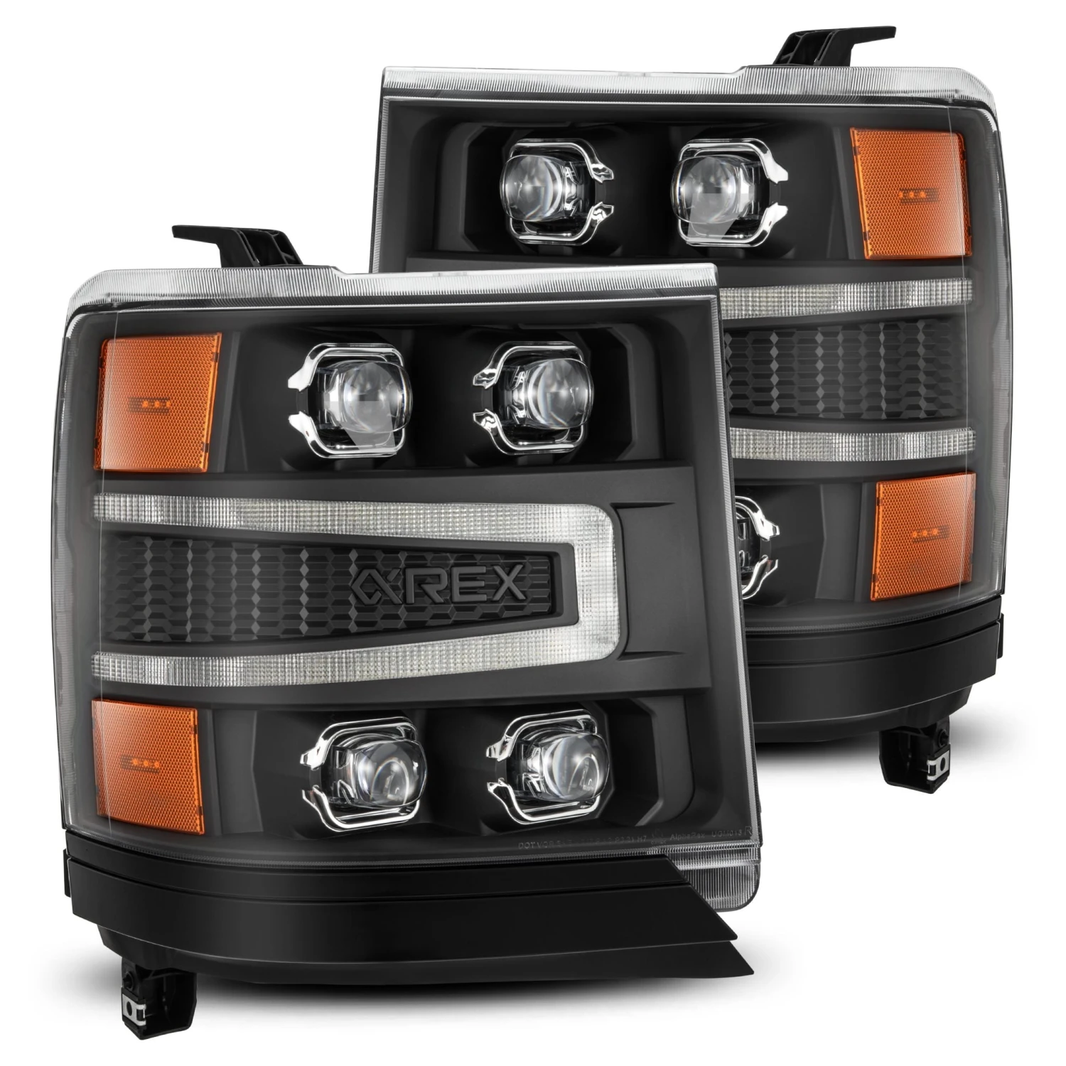 16-18 Chevrolet Silverado 1500 NOVA-Series LED Projector Headlights Black 3 16-18 Chevrolet Silverado 1500 NOVA-Series LED Projector Headlights Black