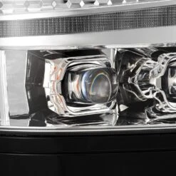 16-18 Chevrolet Silverado 1500 NOVA-Series LED Projector Headlights Chrome -Car Light Shop 16 18 chevrolet silverado 1500 nova series led projector headlights chrome 941842