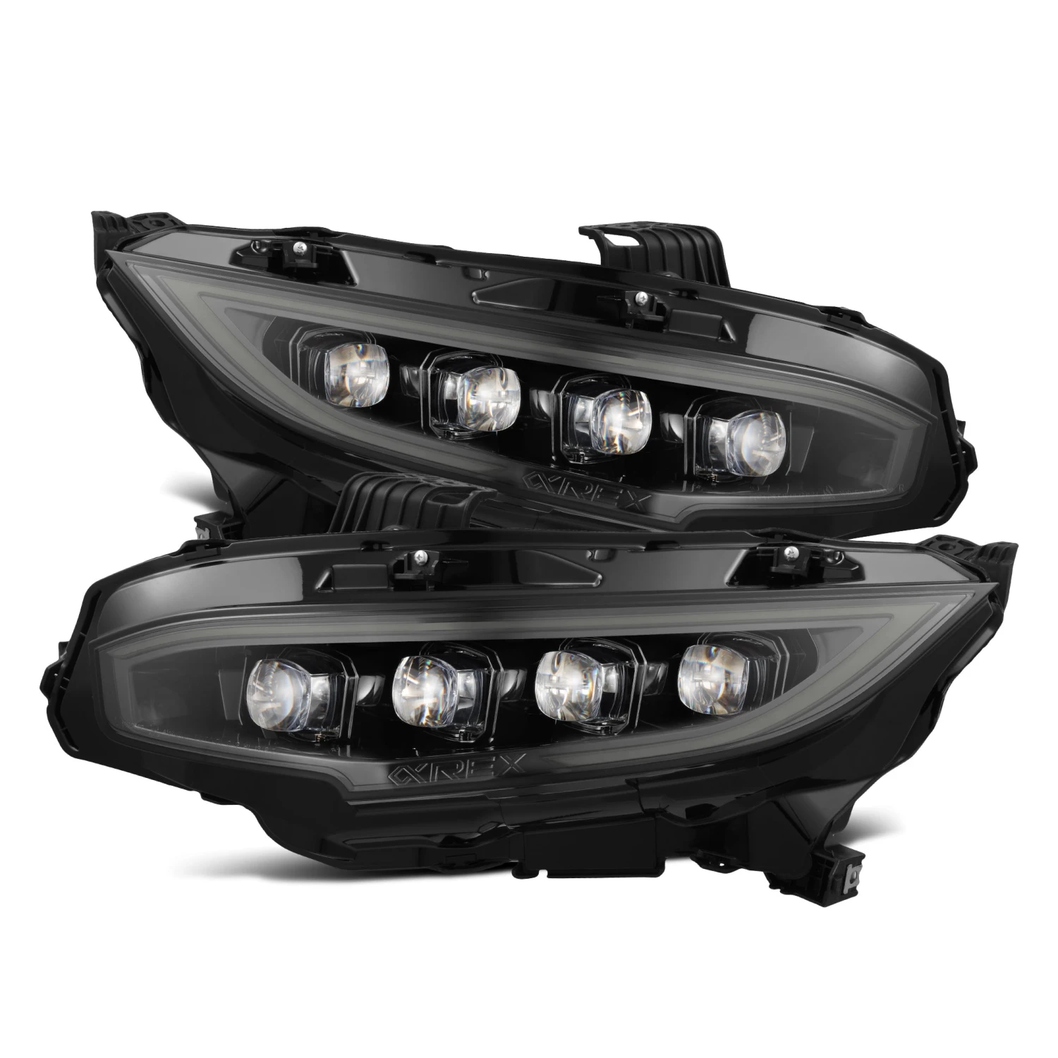 16-21 Honda Civic NOVA-Series LED Projector Headlights Alpha-Black 3 16-21 Honda Civic NOVA-Series LED Projector Headlights Alpha-Black