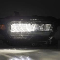 16-23 Toyota Tacoma LUXX-Series LED Crystal Headlights Alpha-Black -Car Light Shop 16 23 toyota tacoma luxx series led crystal headlights alpha black 854420