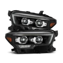 16-23 Toyota Tacoma MK II LUXX-Series LED Projector Headlights Black