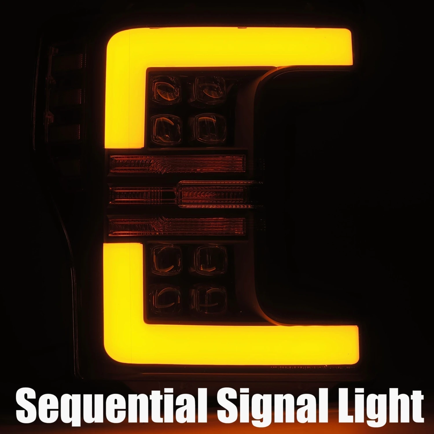 17-19 Ford Super Duty NOVA-Series LED Projector Headlights Black 7 17-19 Ford Super Duty NOVA-Series LED Projector Headlights Black - Image 5