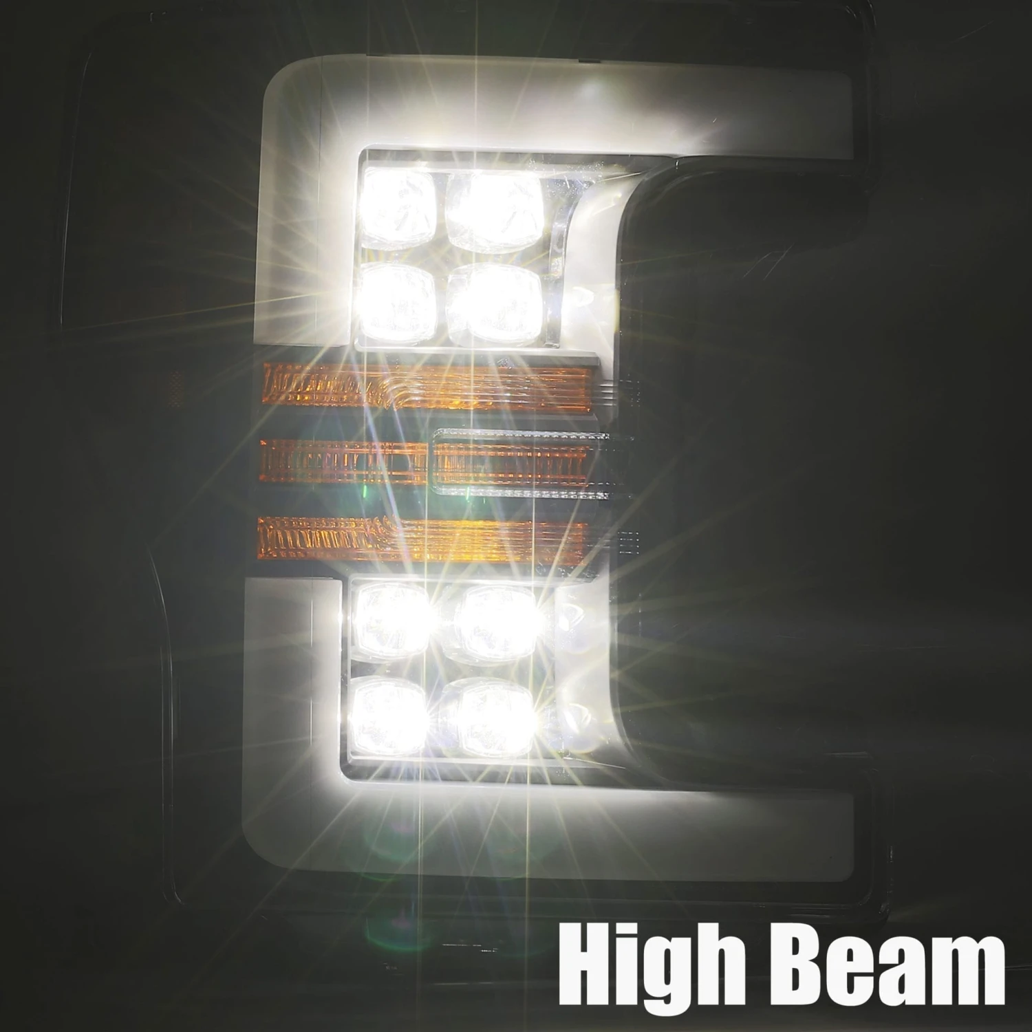 17-19 Ford Super Duty NOVA-Series LED Projector Headlights Black 9 17-19 Ford Super Duty NOVA-Series LED Projector Headlights Black - Image 7